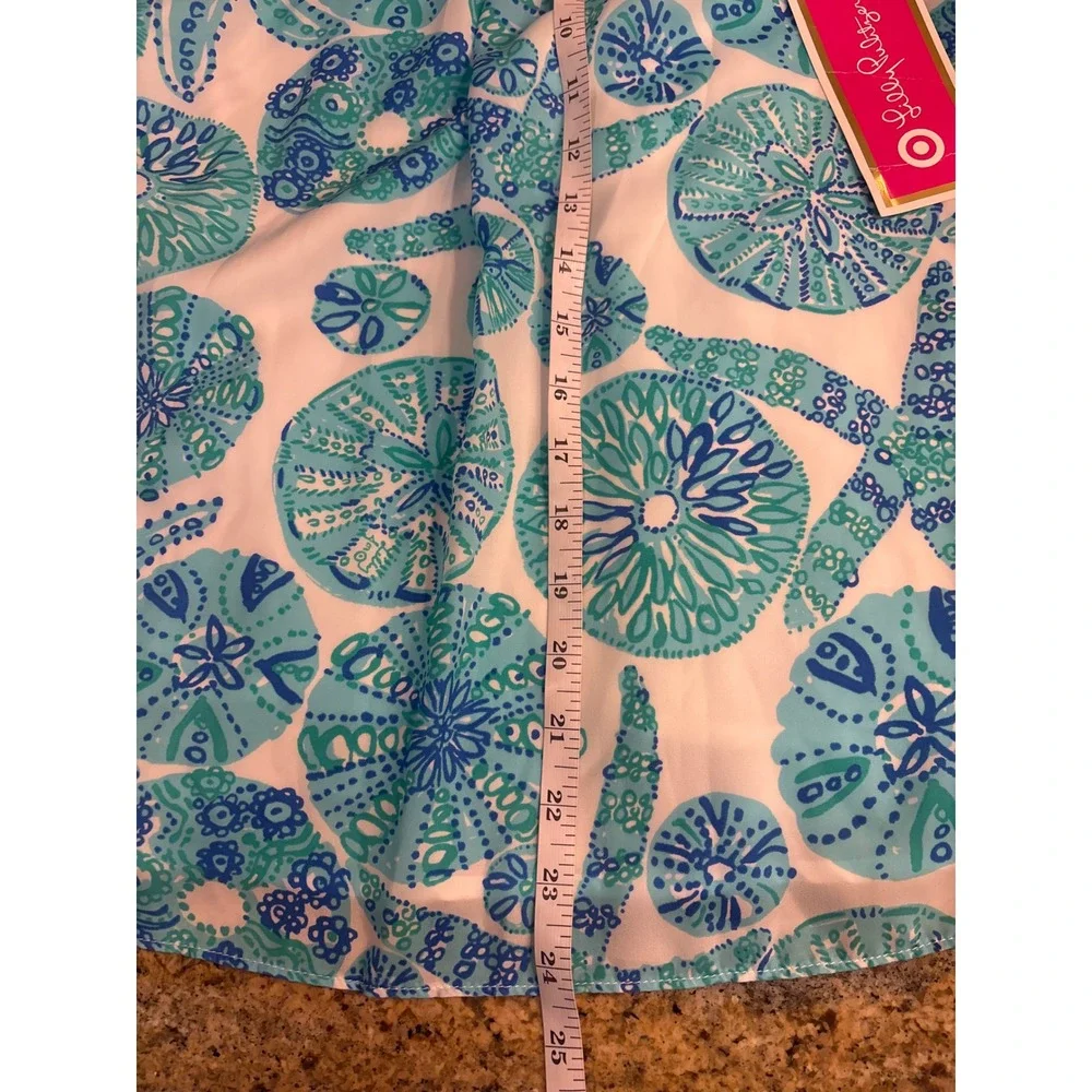 NEW Lilly Pulitzer for Target Blue White Sea Urchin Tank Top + Dress Bundle M